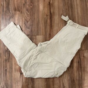 Outdoor Voices White RecTrek Zip-Off Pants